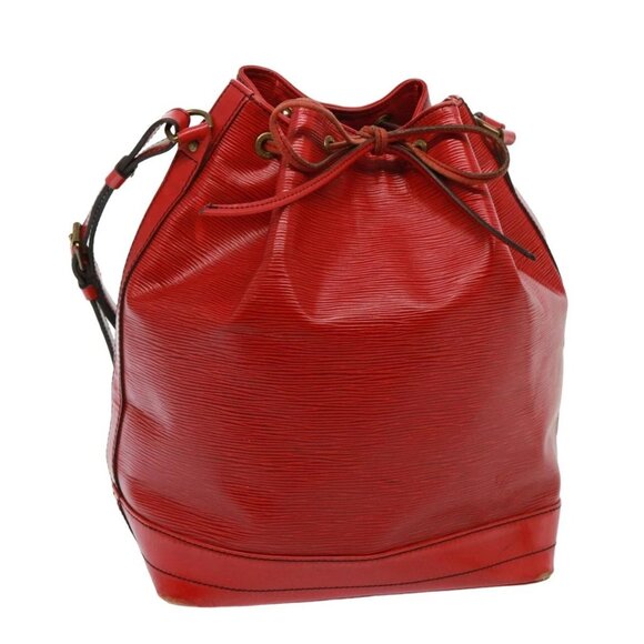 LOUIS VUITTON Epi Noe Shoulder Bag Red M44007 LV Auth 77221 - Picture 1 of 16